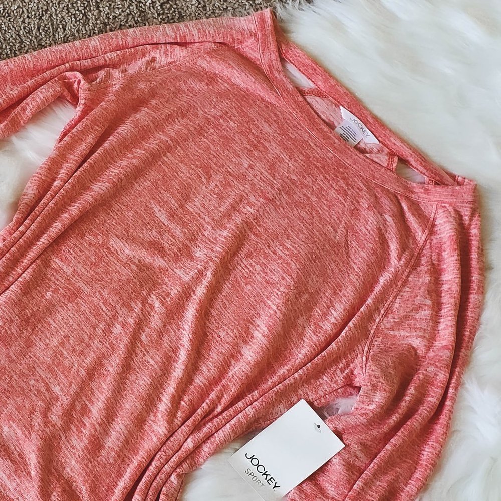 NEW JOCKEY CUT OUT MELANGE TUNIC SWEATER